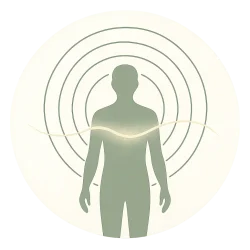 Illustration zur Body Code Methode – Symbol für energetisches Gleichgewicht und ganzheitliche Balance