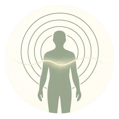 Illustration zur Body Code Methode – Symbol für energetisches Gleichgewicht und ganzheitliche Balance