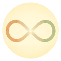 Illustration zur Coaching-Methode mit der liegenden Acht – Klarheit, Selbstführung und Perspektivwechsel