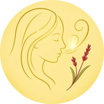 Illustration zum Seelenduft – Symbol für Intuition, feine Begleitung und innere Ausrichtung